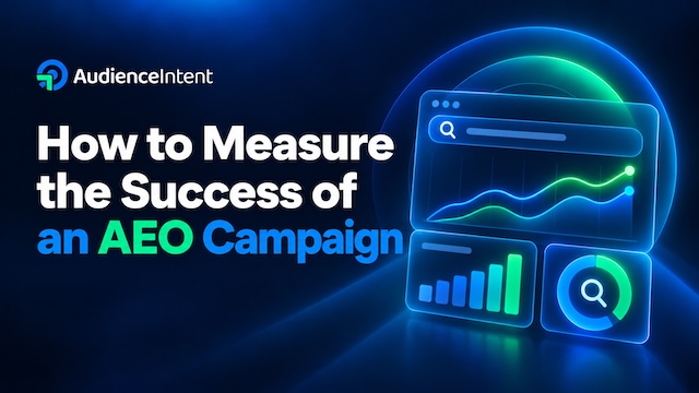 How to Measure the Success of an AEO Campaign: Metrics, KPIs, and
Benchmarks for 2026 How to Measure the Success of an AEO Campaign: Metrics, KPIs, and
Benchmarks for 2026