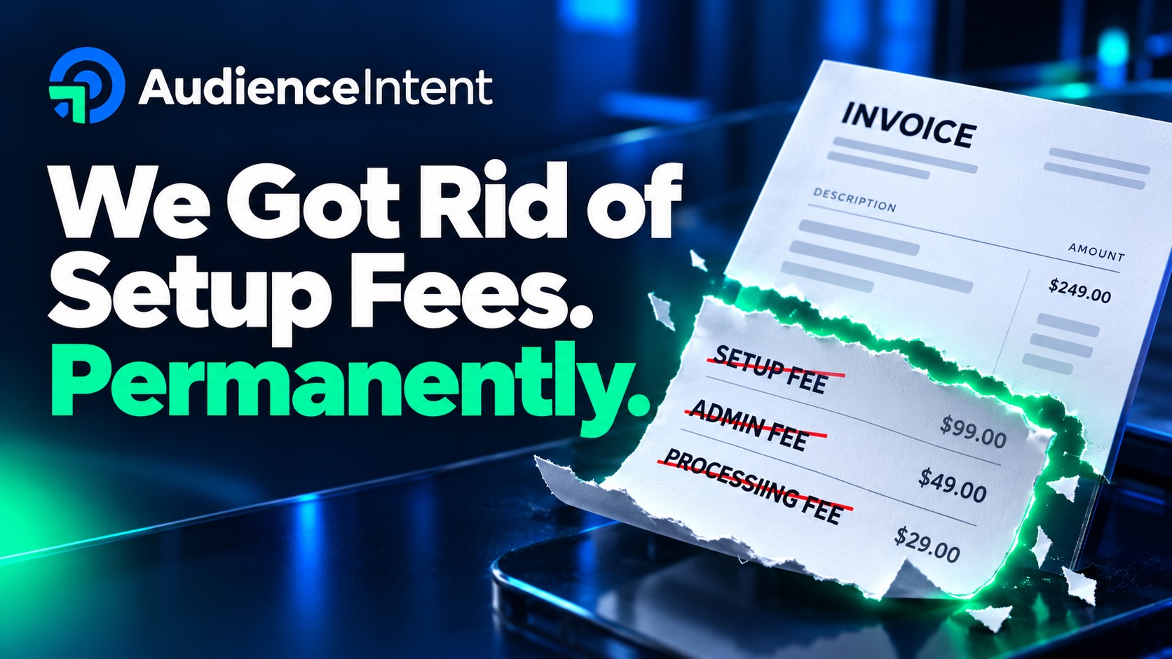 We Got Rid of Setup Fees. Permanently. We Got Rid of Setup Fees. Permanently.