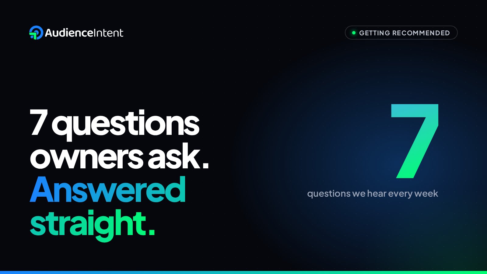 7 Questions Business Owners Are Asking About AI Search (Answered Straight)