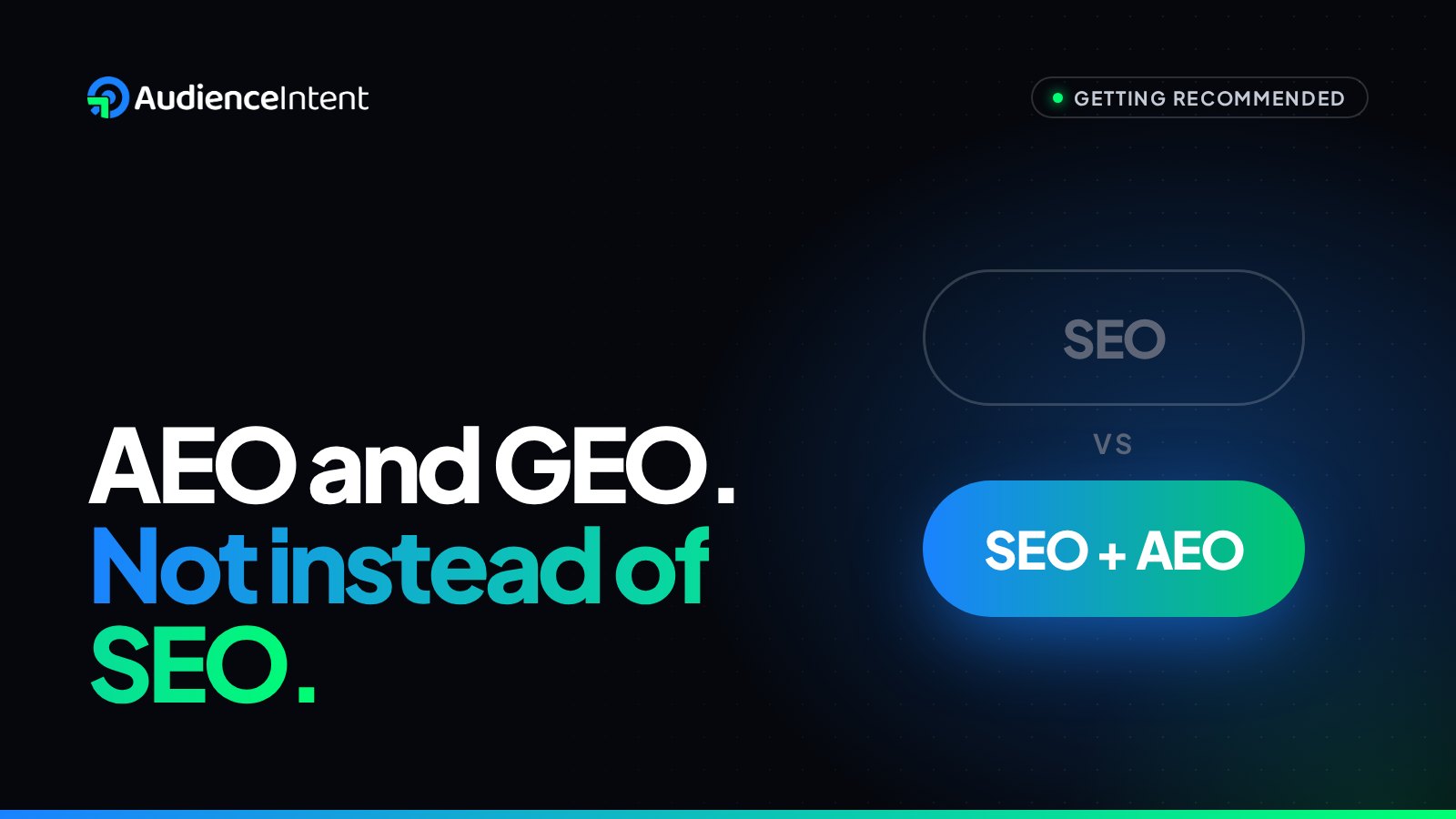 What Is AEO and GEO? Why They Supplement SEO Instead of Replacing It